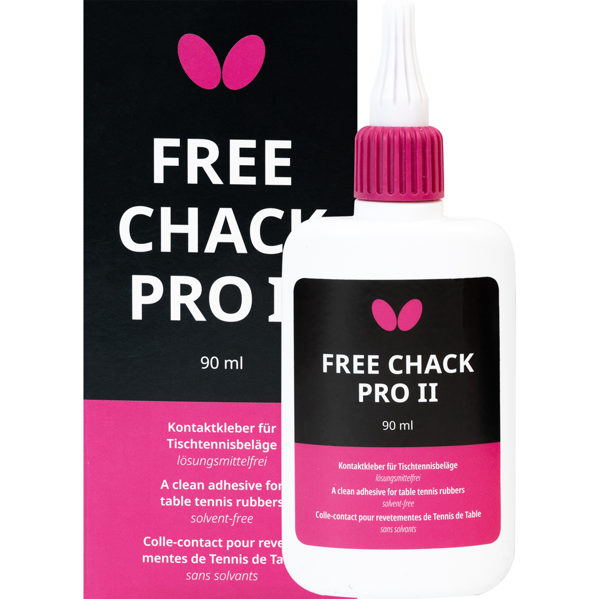 Butterfly Free Chack Pro II: Close-up of Bottle of Glue